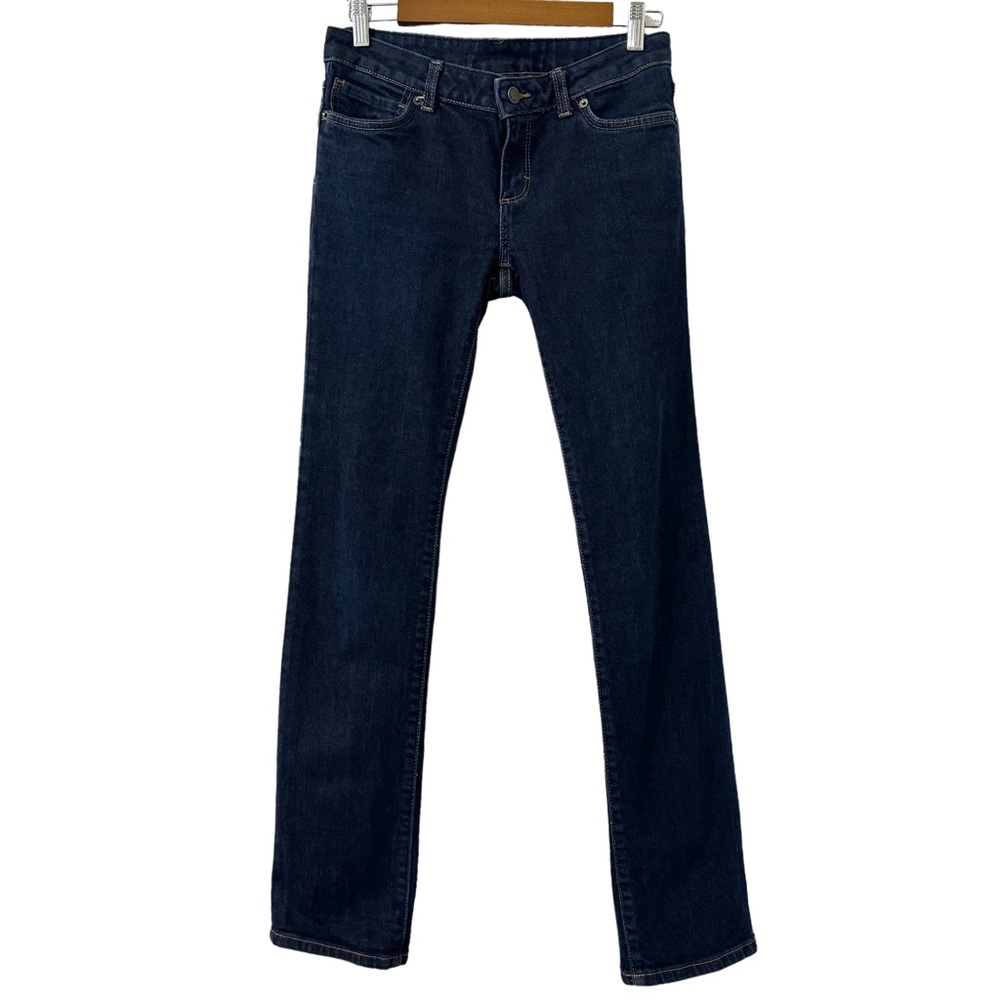 Patagonia Women's Low-Rise Straight Jeans In Dark Wash Size 27